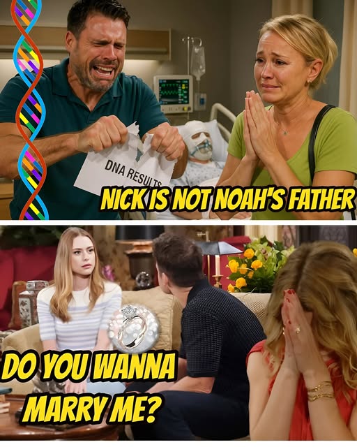 Sharon Confesses DNA Truth That Leaves Nick Devastated -Who Is Noah’s Biological Father? YR Spoilers