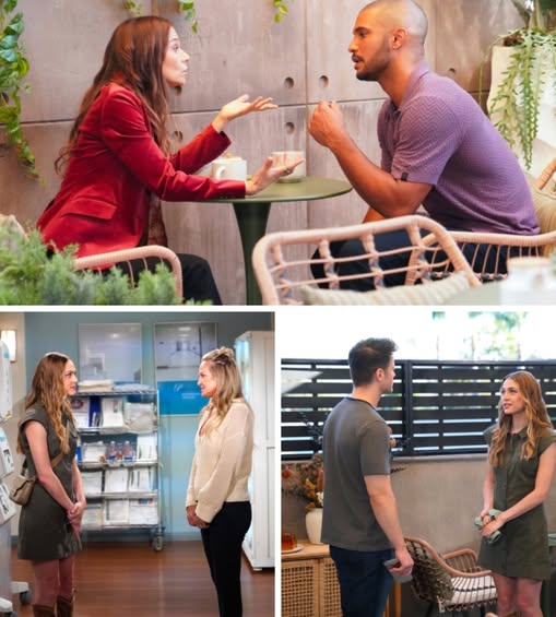 Y&R Spoilers Photo Preview October 23: Phyllis Stuns Cane While Claire Connects with Kyle and Sharon in LA