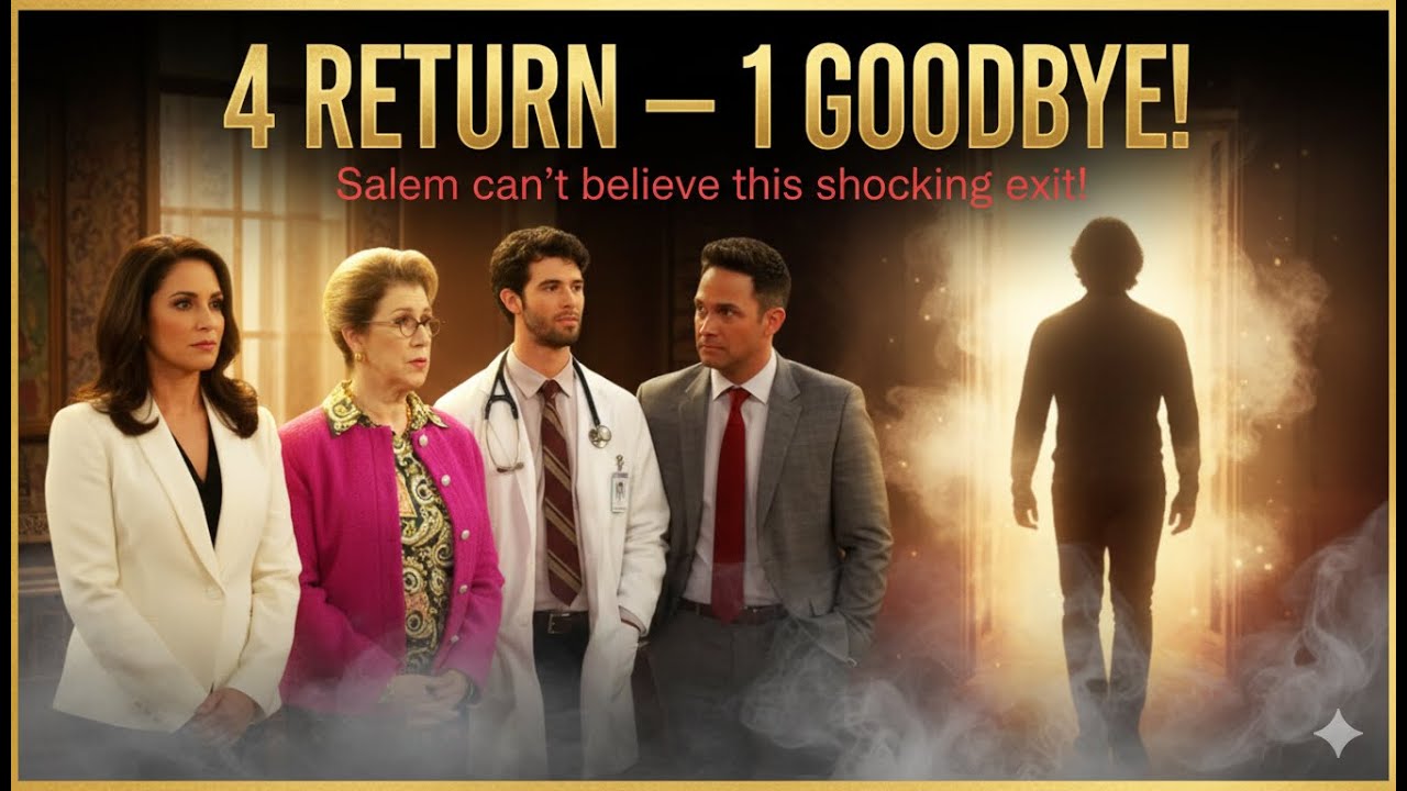 Days of Our Lives Next Week: 4 Big Stars Return — But One Heartbreaking Exit Shocks Salem!
