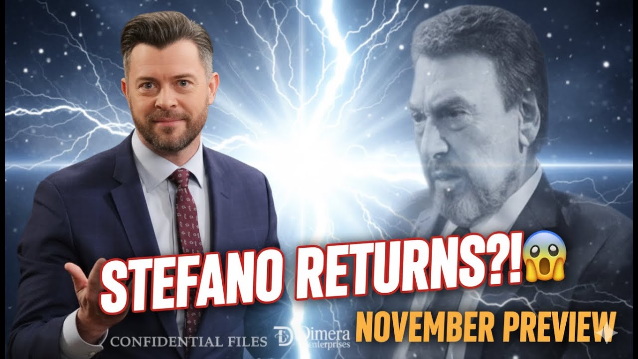 NOVEMBER PREVIEW: EJ’s Secret Laboratory – Stefano’s Resurrection Shocks Salem! | Days of Our Lives