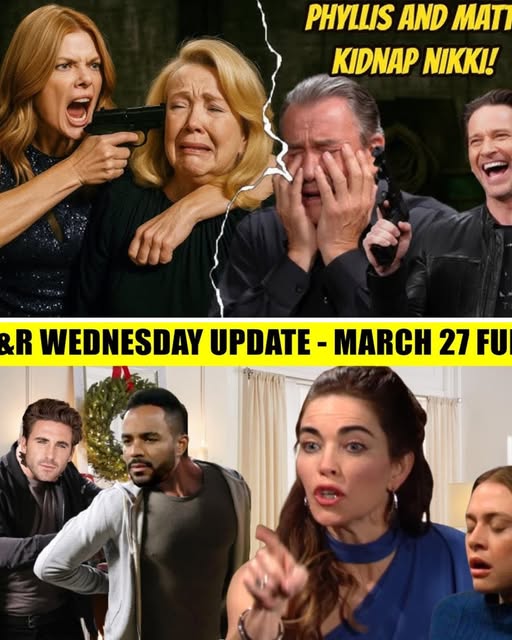 OH MY GOD – Victor finds out that Phyllis was the one who helped Matt kidnap Nikki CBS Y&R Spoilers
