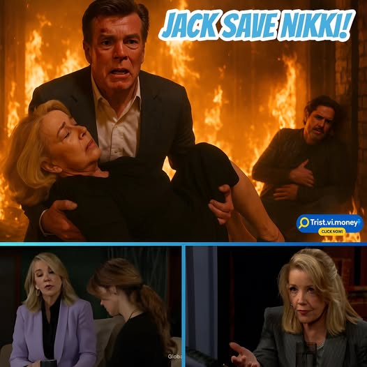 Inferno of Lies: Jack’s Daring Rescue Leaves Genoa City Reeling as Nikki Faces Death and Matt Vanishes Into the Flames! – Daily News