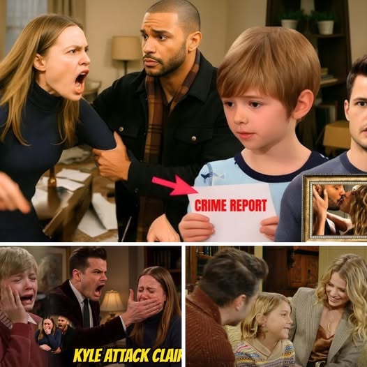 KYLE SLAPS CLAIRE – Harrison cries and tells the whole truth The Young And The Restless Spoilers