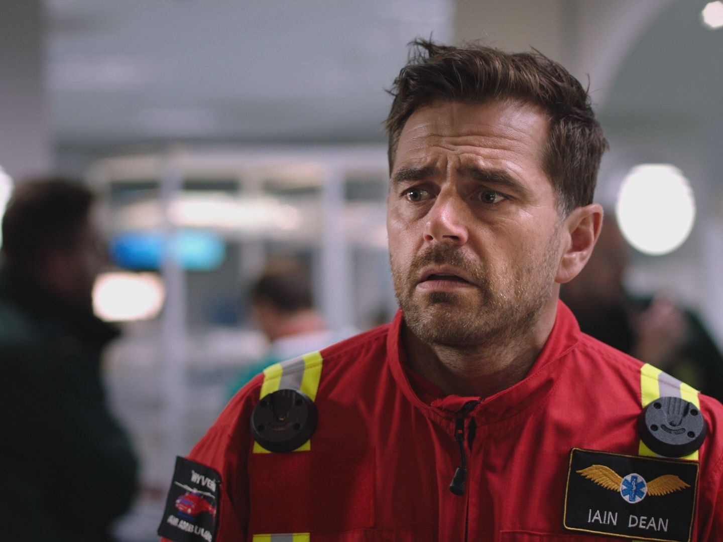 EXCLUSIVE: On a recent visit to the set of Casualty our reporter discovered the truth behind Iain Dean’s most recent daring stunt.