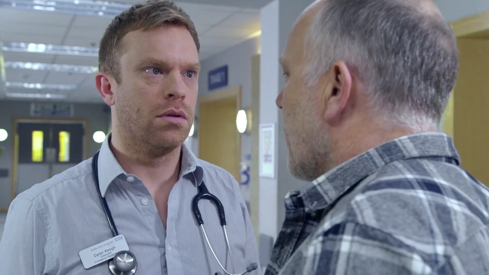 Dylan Keogh crosses a line as Casualty delivers major paternity twist with newcomer Matty
