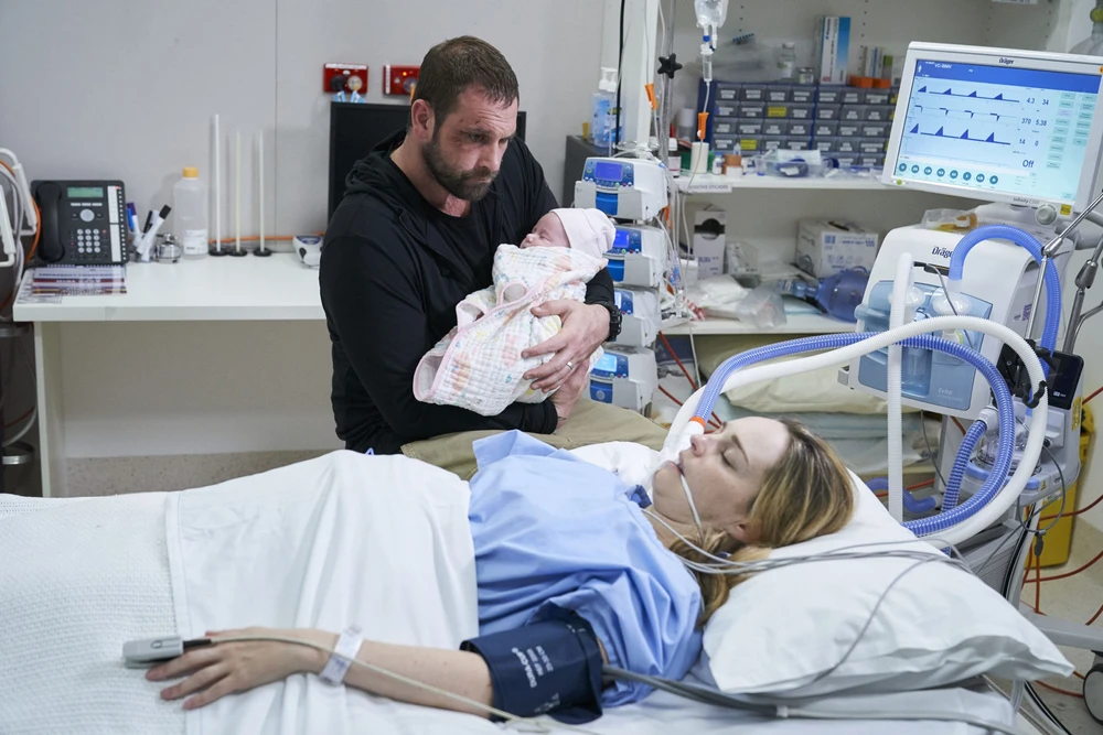 Home and Away returns with baby drama for Tori and Robbo