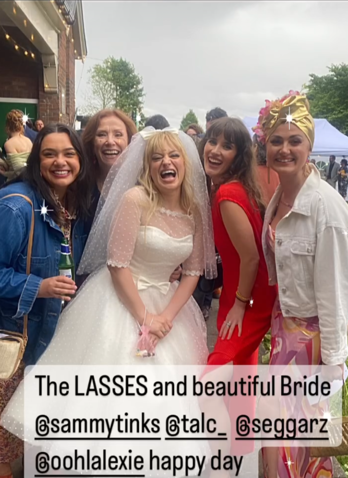 Casualty star Sammy Dobson ties the knot in lavish ceremony as co-stars share sweet snaps from big day