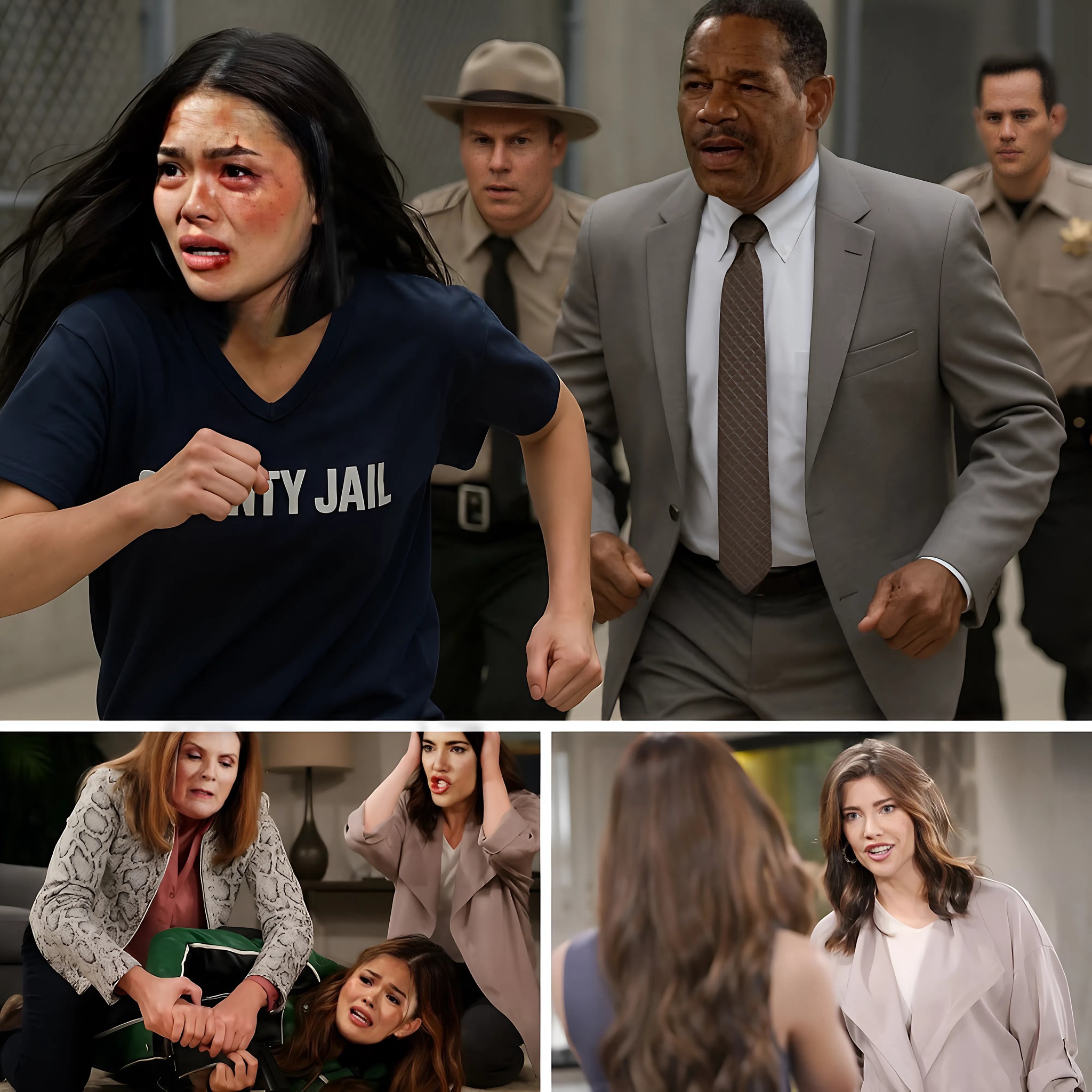 “STOP, LUNA” – Baker and the police panicked and chased after Luna when they saw her running away