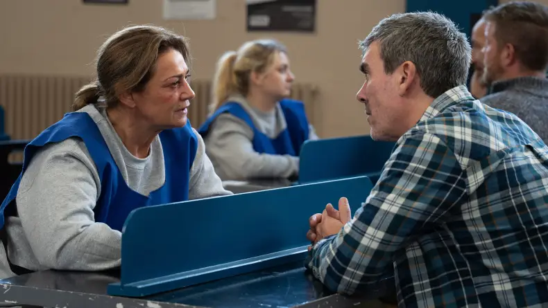 STUNNING: In the midst of turmoil at Butler’s Farm, locals gossip that someone intentionally framed Moira and Cain – but who would take such extreme measures… and are they still observing?