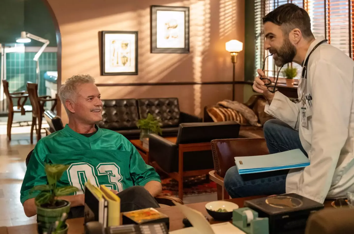 Eric Dane receives 10-minute standing ovation for first TV role since ALS diagnosis